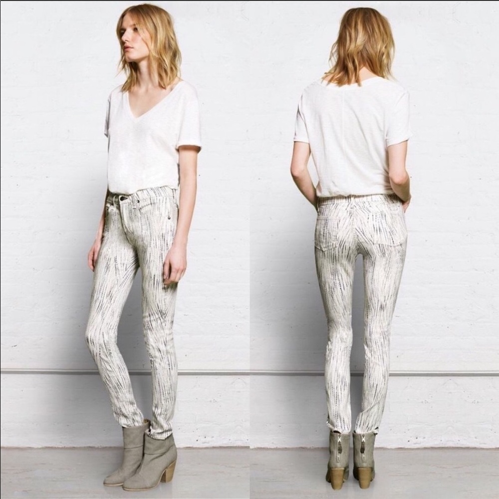 ❌SOLD❌ Rag & Bone Riptide Cream Ivory Skinny